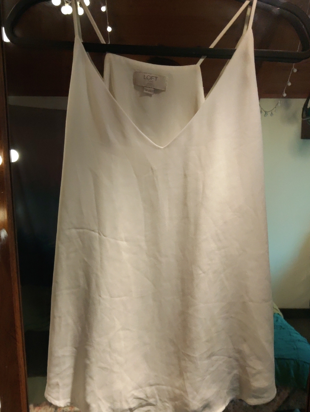Flowy White Tank